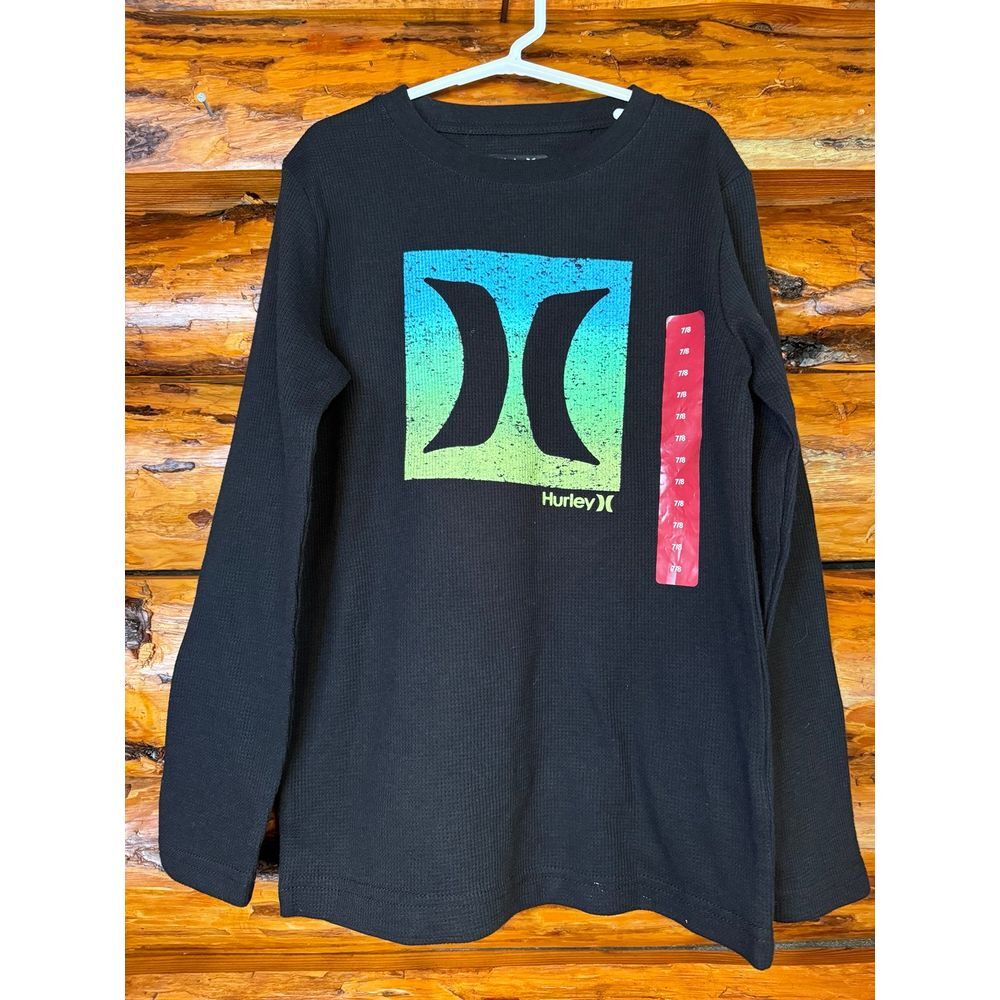 Hurley Long Sleeve Shirt Boys Size 7/8